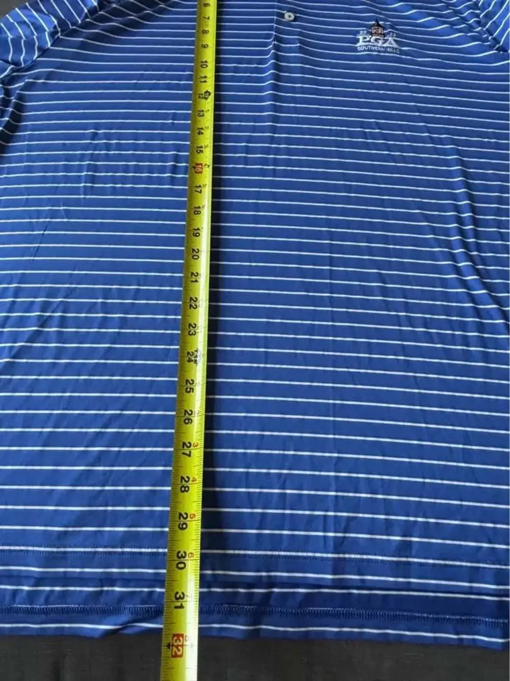 RLX Ralph Lauren Men's 2022 PGA Championship Southern Hills Golf Polo Blue XL